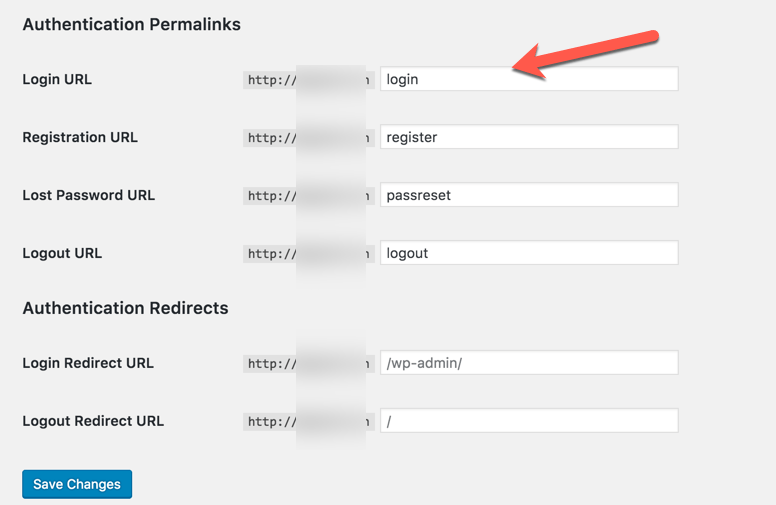 Authentication Permalinks