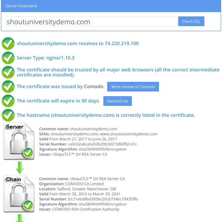 Server Hostname