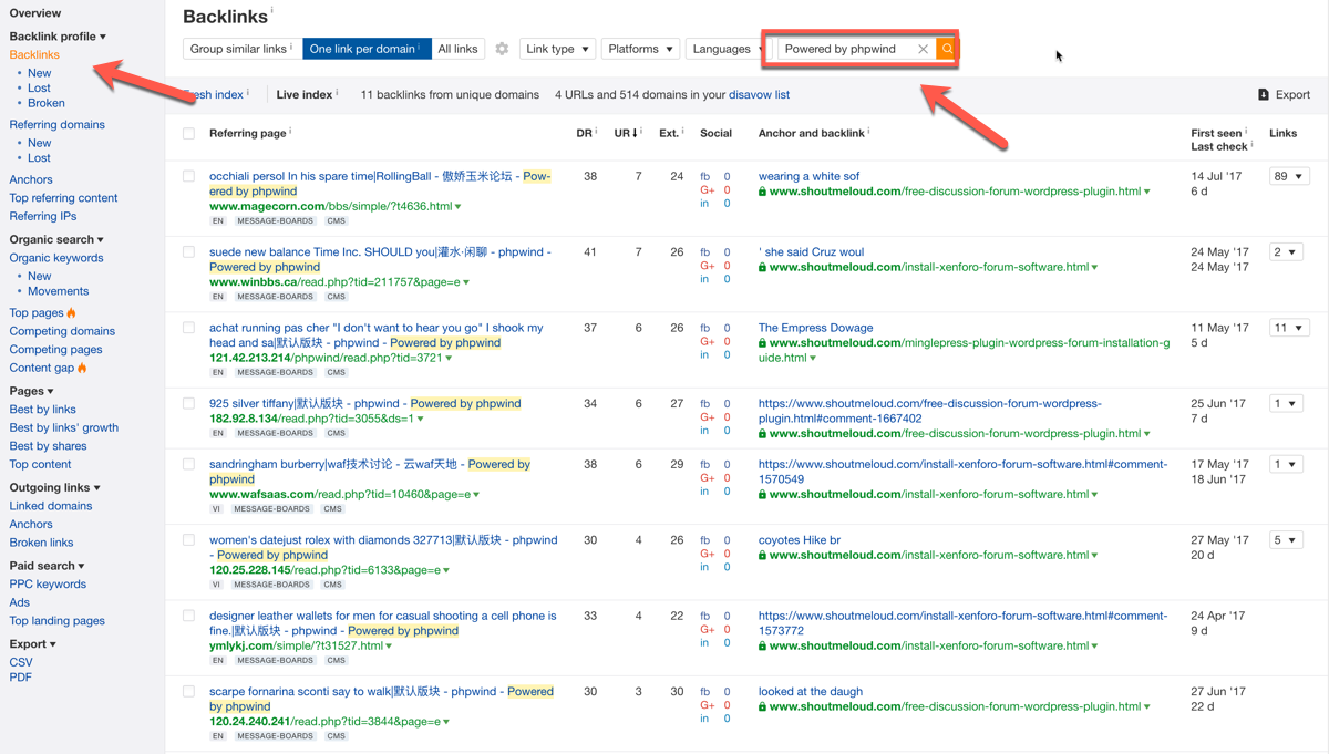 Backlinks Backlinks