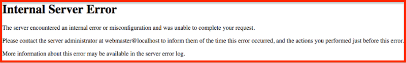 Kesalahan Server Internal WordPress Kesalahan Server Internal WordPress