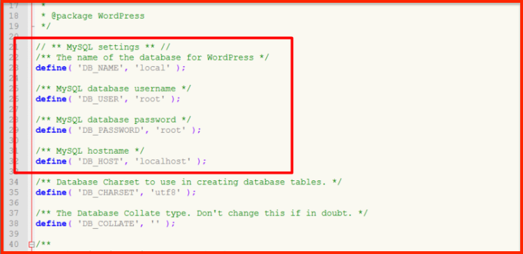 wp-config wp-config