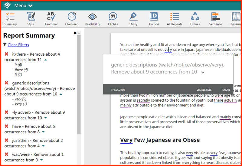 ProWritingaid Overused word tool prowritingaid_overused-word-tool