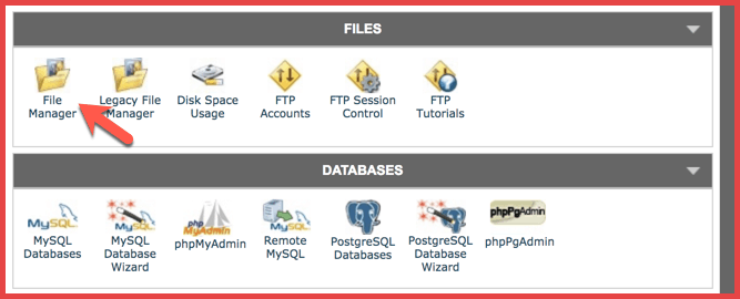 SiteGround FTP manager