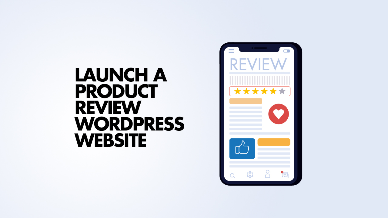 Lançamento de Produto de Revisão de Site WordPress