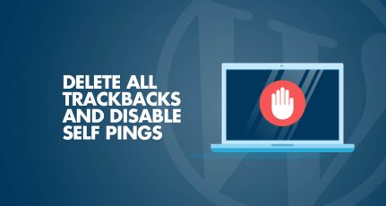 How To Delete All Trackbacks On A WordPress Blog & Disable Self Pings